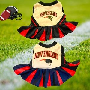 NFL Patriots cheerleader outfit PET dress